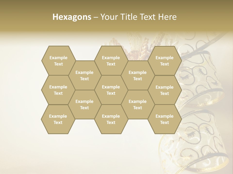 Christmas Golden PowerPoint Template