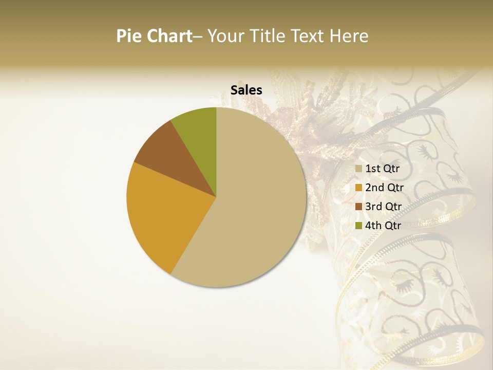 Christmas Golden PowerPoint Template