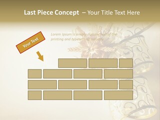 Christmas Golden PowerPoint Template