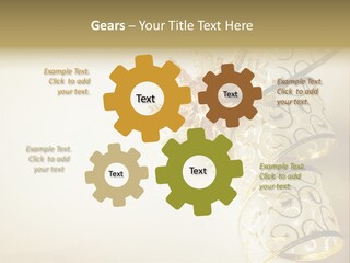 Christmas Golden PowerPoint Template
