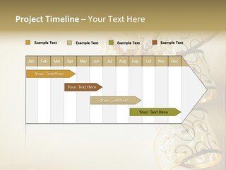 Christmas Golden PowerPoint Template