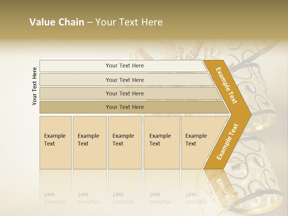 Christmas Golden PowerPoint Template