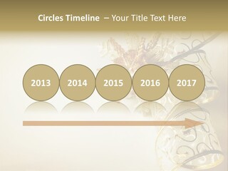 Christmas Golden PowerPoint Template