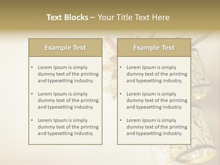 Christmas Golden PowerPoint Template