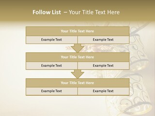 Christmas Golden PowerPoint Template