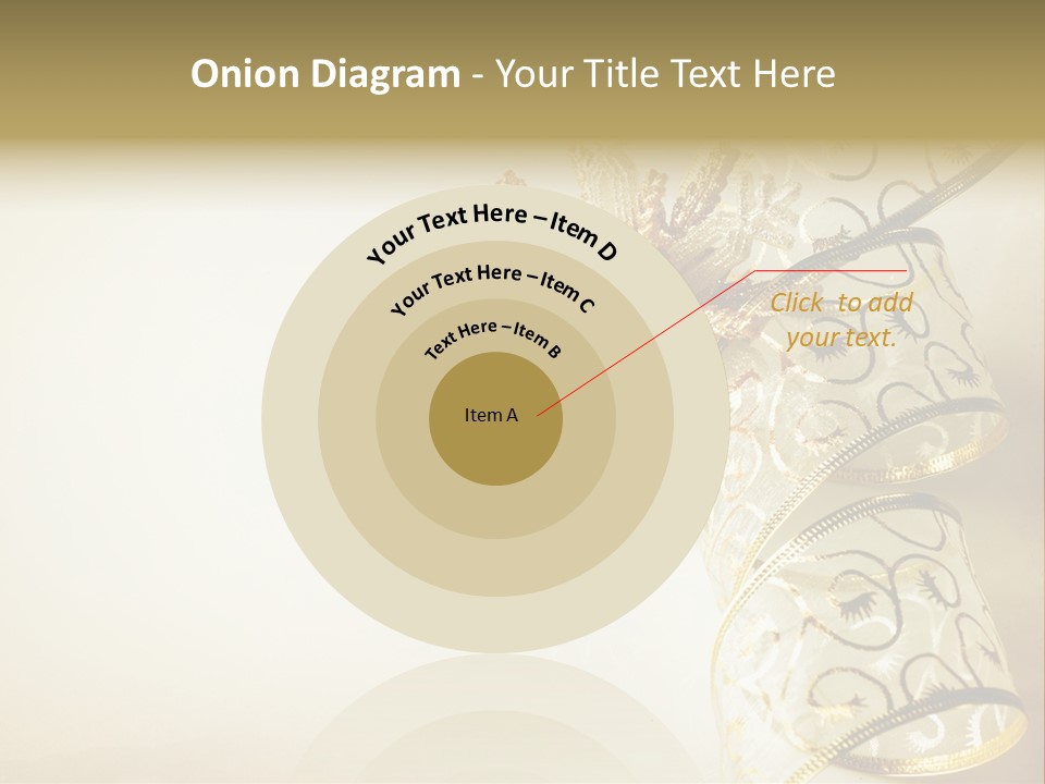Christmas Golden PowerPoint Template