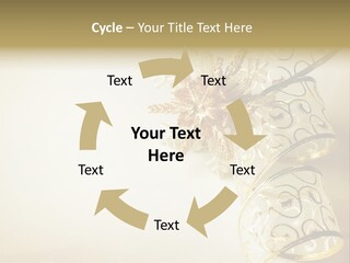 Christmas Golden PowerPoint Template