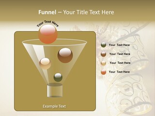 Christmas Golden PowerPoint Template