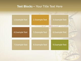 Christmas Golden PowerPoint Template