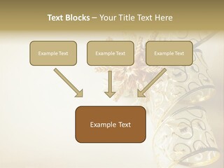 Christmas Golden PowerPoint Template