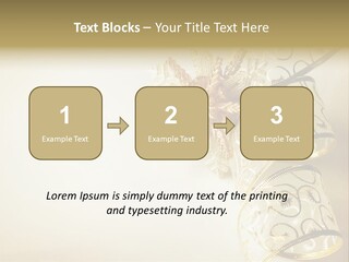 Christmas Golden PowerPoint Template