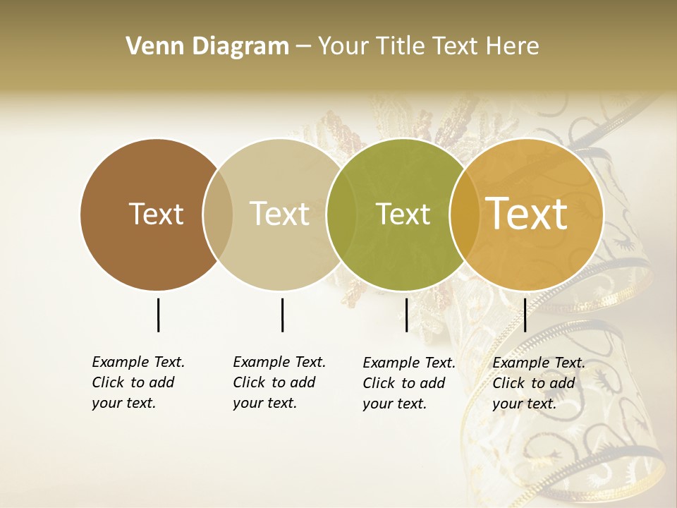 Christmas Golden PowerPoint Template