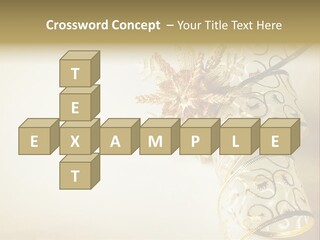 Christmas Golden PowerPoint Template