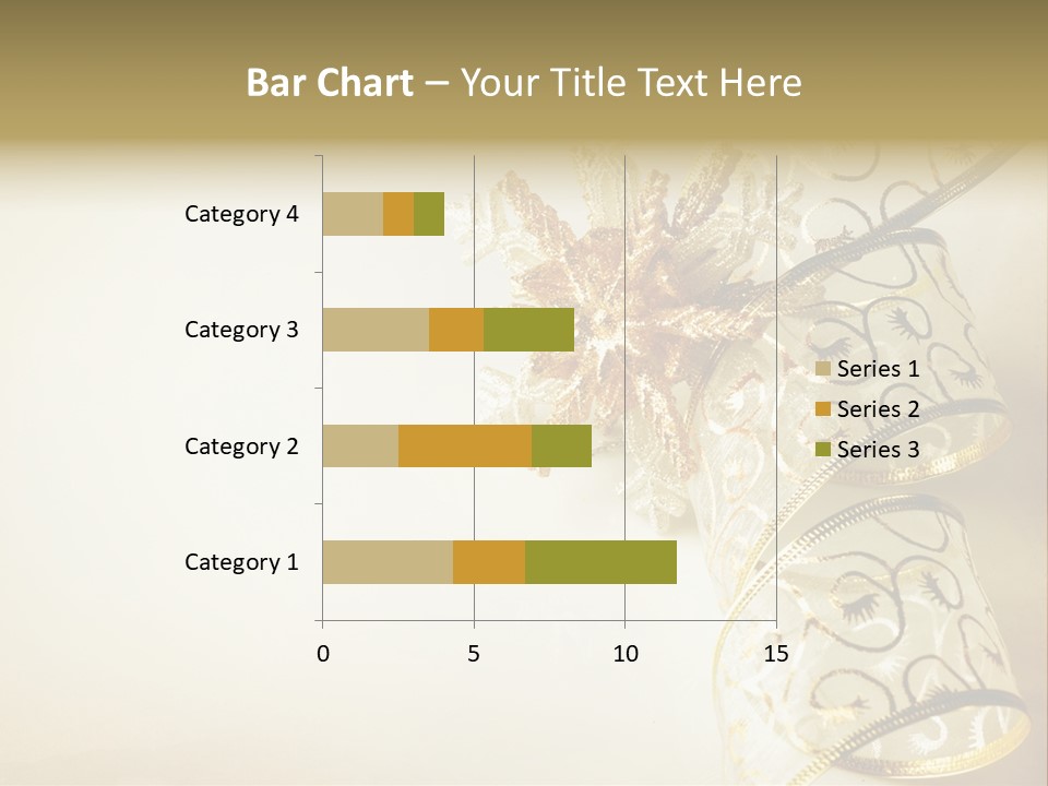 Christmas Golden PowerPoint Template