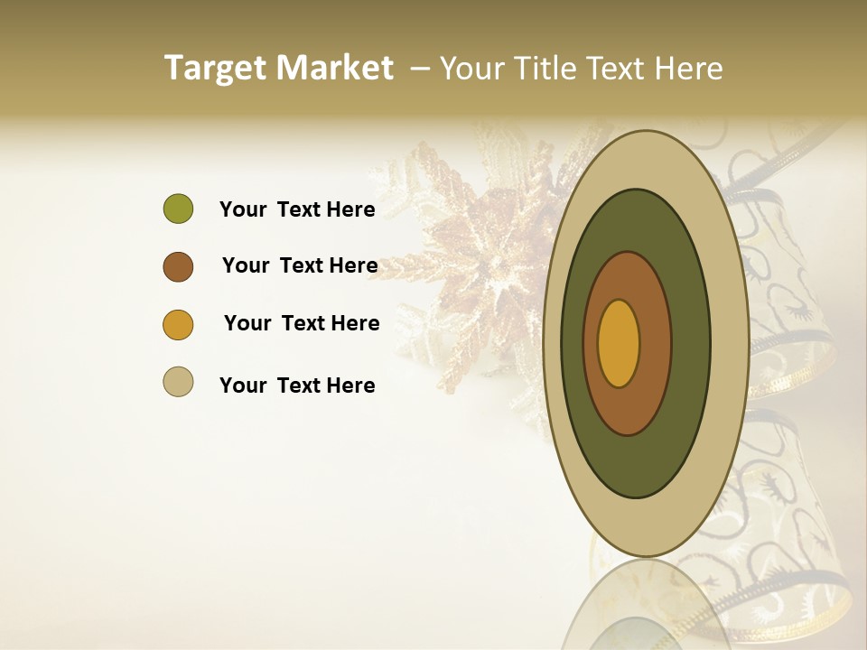 Christmas Golden PowerPoint Template