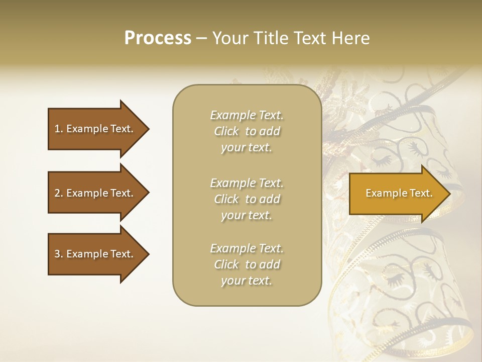 Christmas Golden PowerPoint Template