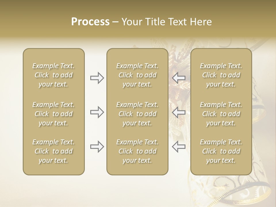 Christmas Golden PowerPoint Template
