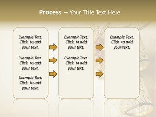 Christmas Golden PowerPoint Template