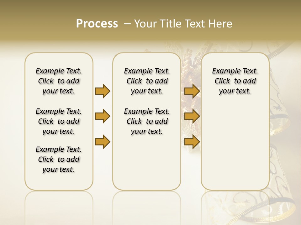 Christmas Golden PowerPoint Template