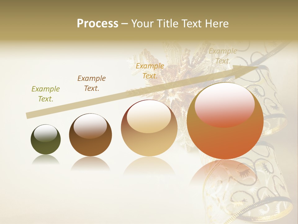 Christmas Golden PowerPoint Template