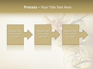 Christmas Golden PowerPoint Template