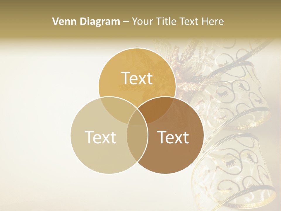 Christmas Golden PowerPoint Template
