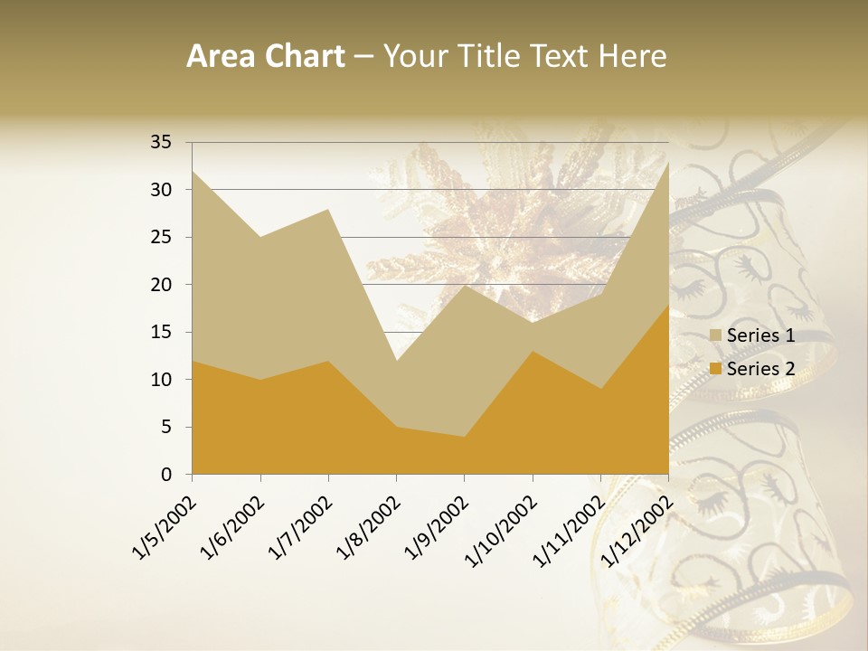 Christmas Golden PowerPoint Template