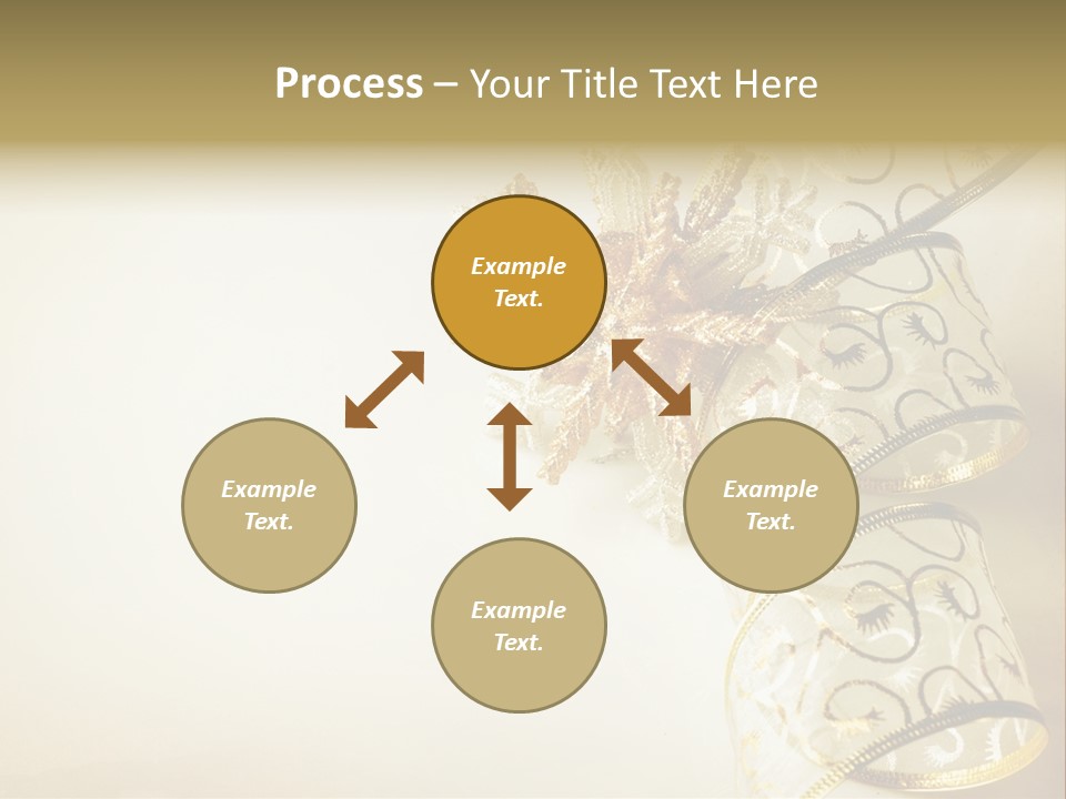 Christmas Golden PowerPoint Template