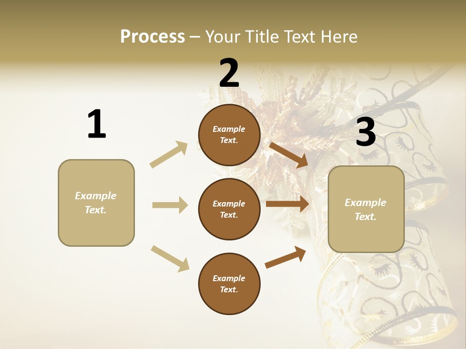 Christmas Golden PowerPoint Template