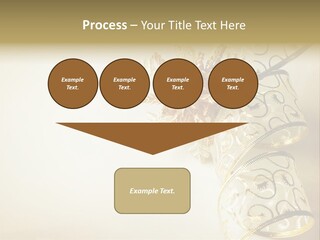 Christmas Golden PowerPoint Template
