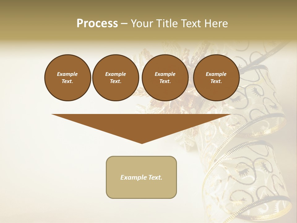 Christmas Golden PowerPoint Template