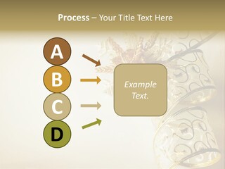 Christmas Golden PowerPoint Template