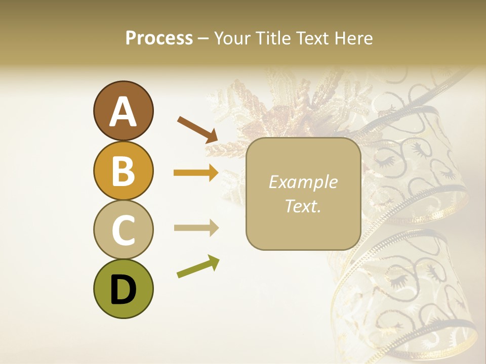 Christmas Golden PowerPoint Template