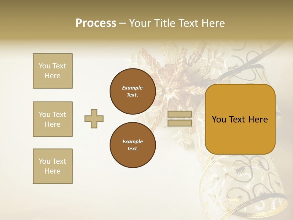 Christmas Golden PowerPoint Template