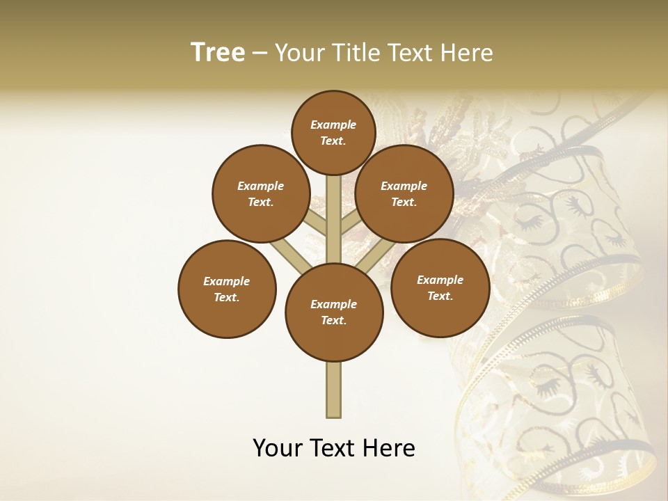 Christmas Golden PowerPoint Template