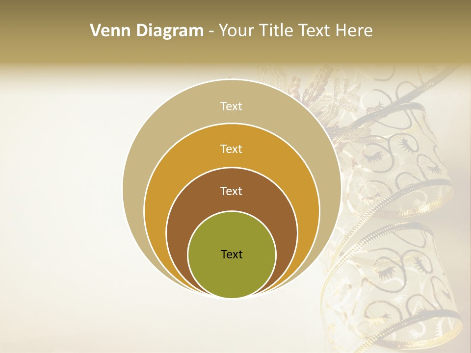 Christmas Golden PowerPoint Template