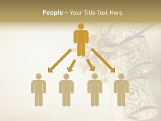 Christmas Golden PowerPoint Template