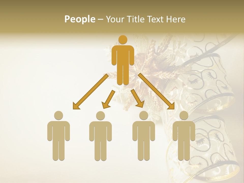 Christmas Golden PowerPoint Template
