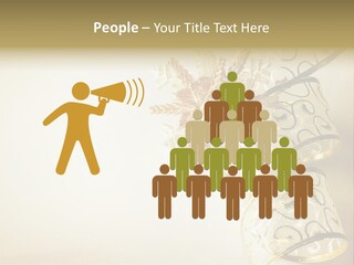 Christmas Golden PowerPoint Template
