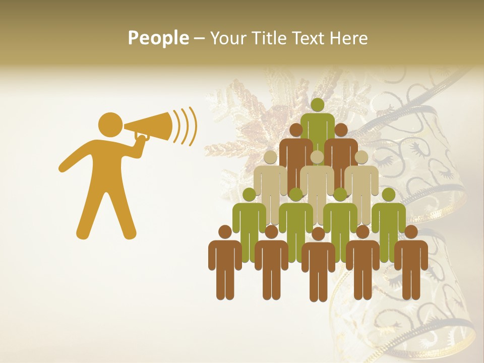 Christmas Golden PowerPoint Template