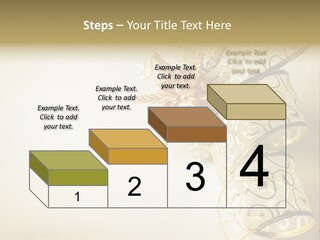 Christmas Golden PowerPoint Template