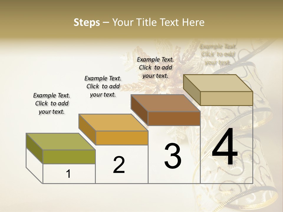 Christmas Golden PowerPoint Template