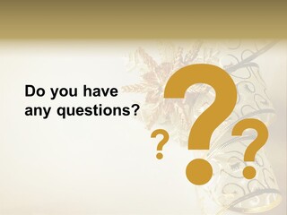 Christmas Golden PowerPoint Template