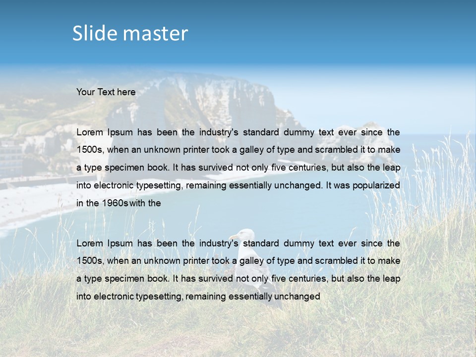 Cote D Albatre PowerPoint Template