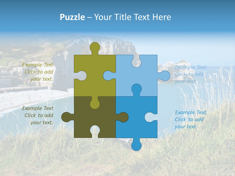 Cote D Albatre PowerPoint Template