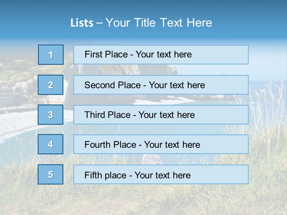 Cote D Albatre PowerPoint Template