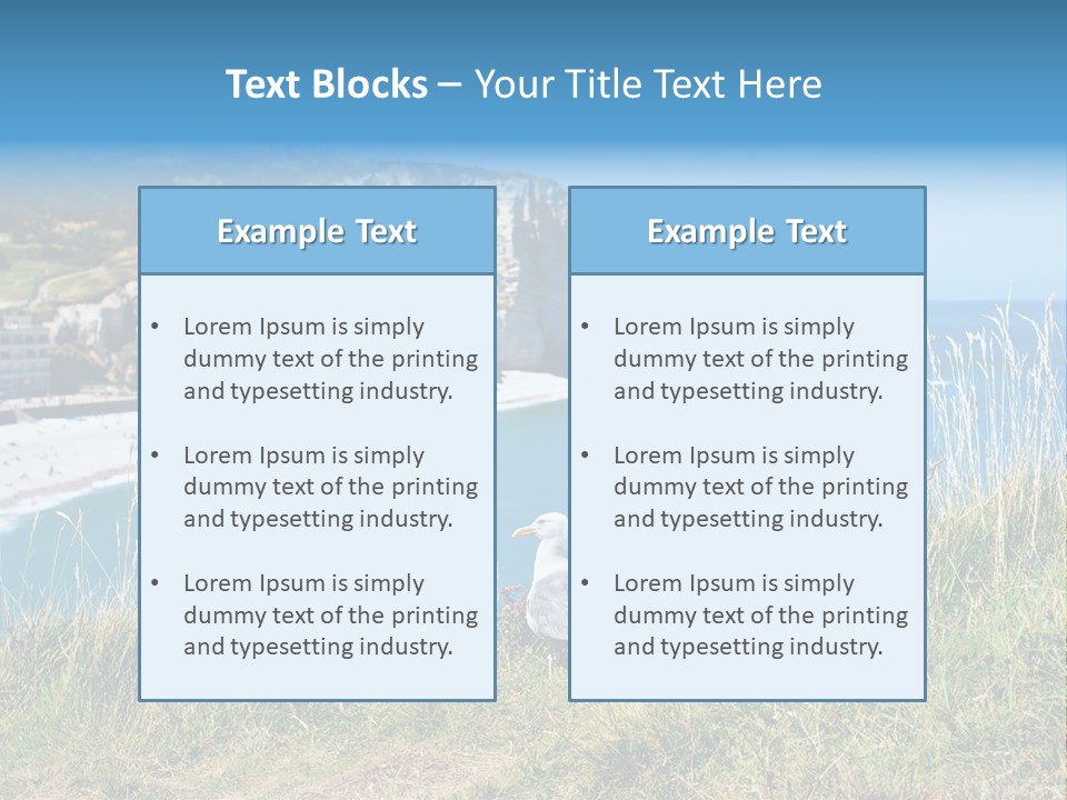 Cote D Albatre PowerPoint Template