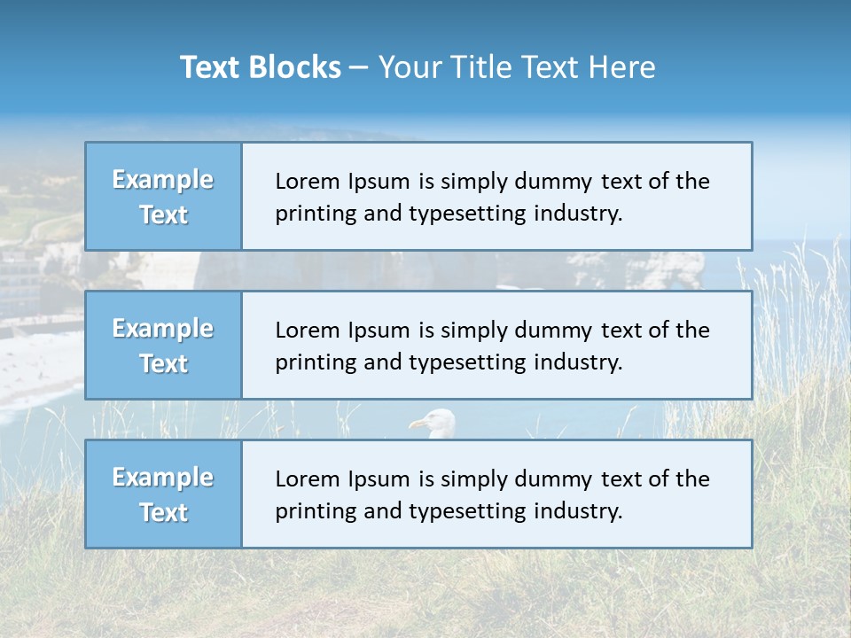 Cote D Albatre PowerPoint Template