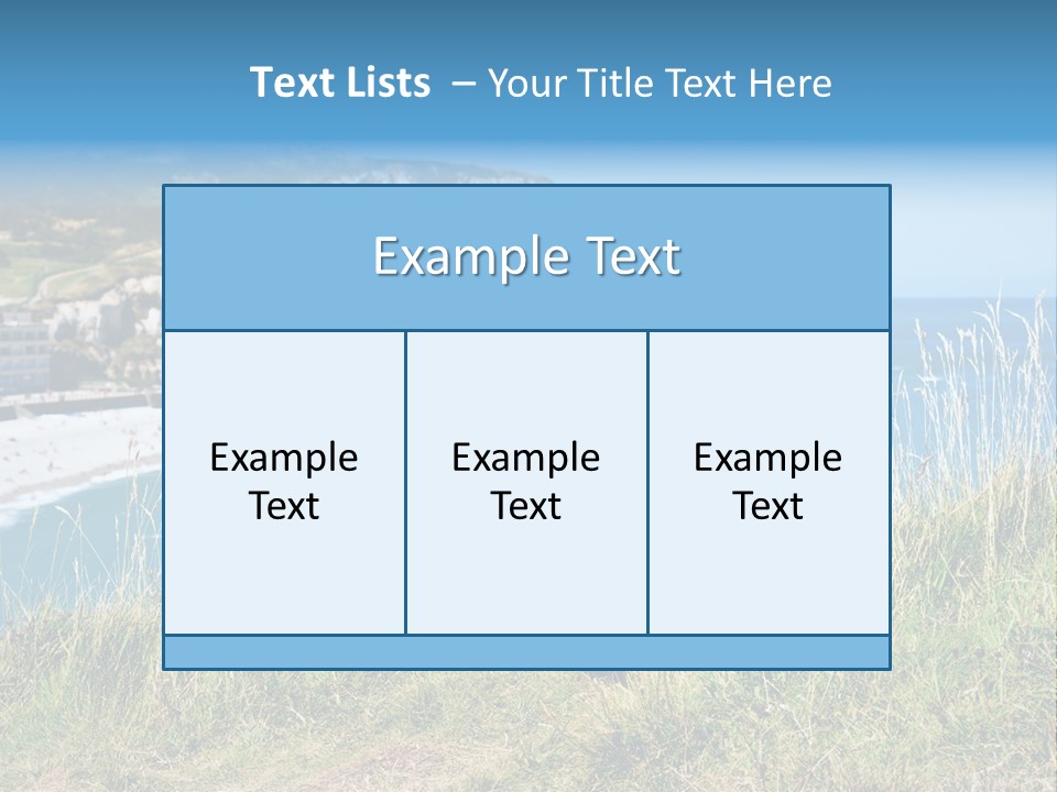 Cote D Albatre PowerPoint Template
