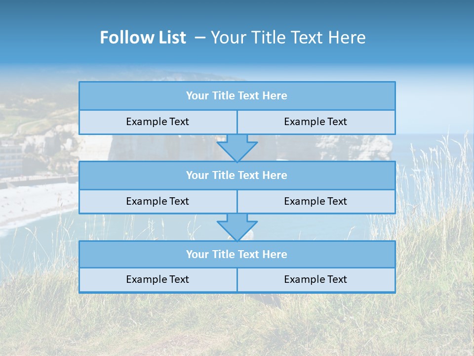 Cote D Albatre PowerPoint Template